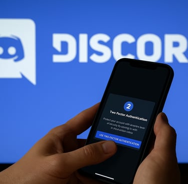 Someoen using 2FA with Discord