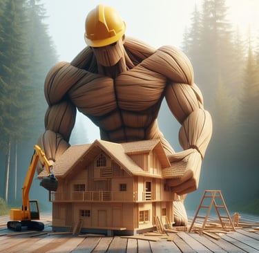 a man in a hard hat and a construction worker's helmet