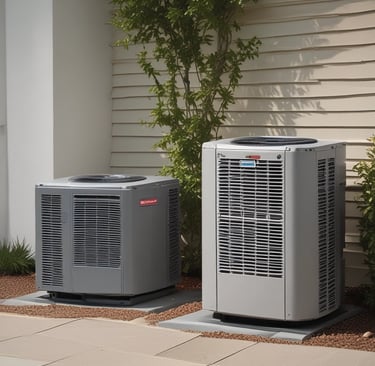 An outdoor air conditioning unit is mounted against a wall with a cracked and peeling surface. The unit displays a prominent TCL logo. Electrical cables are visible around the installation, with some pipes and barbed wire in the foreground, suggesting a secure or restricted area.