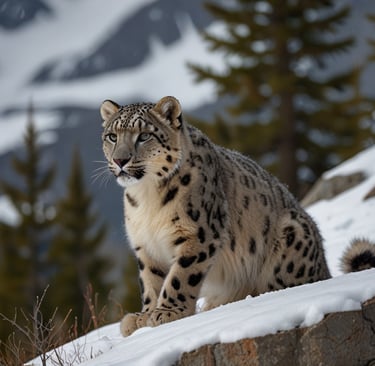 kar leoparı