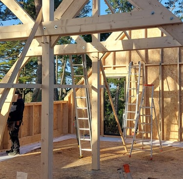 Maison ossature bois charpente