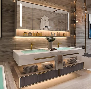 floating vanities bathroom remodeling