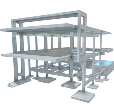 Projeto estrutural sobrado alto padrão 3d