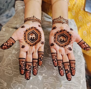 Simple mehndi designs for beginners