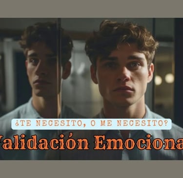 Validación Emocional: Te Necesito, o Me Necesito?
