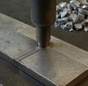 friction stir welding tool joining recycled aluminum plates