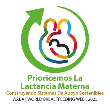 logo de la semana de lactancia materna 2025