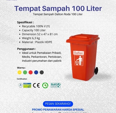 tempat sampah dalton