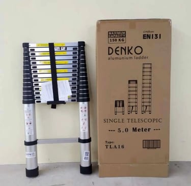 tangga teleskopik single 5 meter