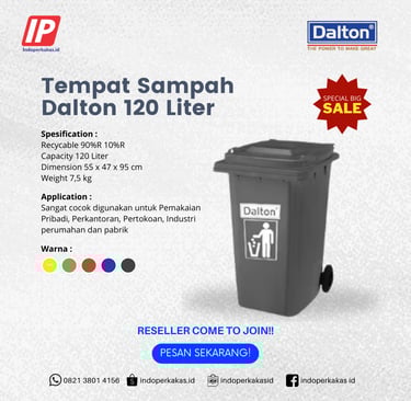 tempat sampah 120 liter