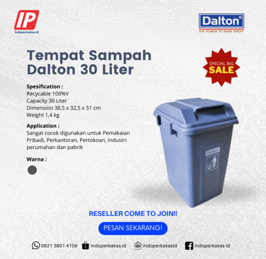 tempat sampah 30 liter 