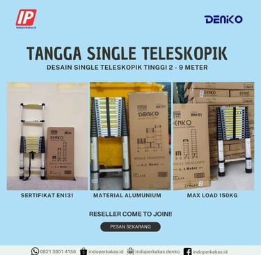 tangga single teleskopik