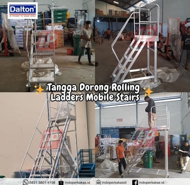 Tangga Dorong PLatform Stair Dalton