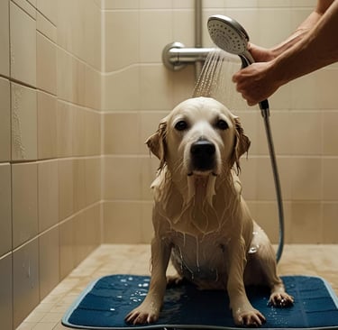 Como dar banho em cachorro idoso com segurança