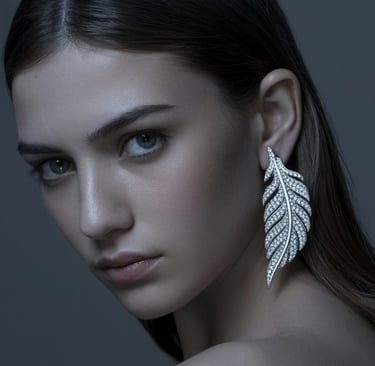 Shambh's Lab Diamond Earrings