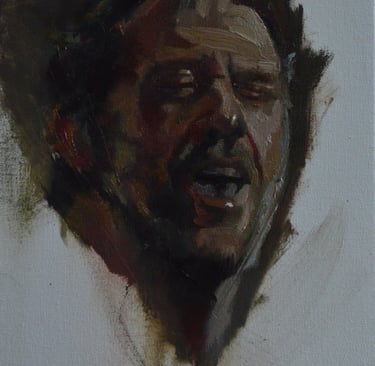 Swanee River - Óleo sobre tela - 20cm x 30cm