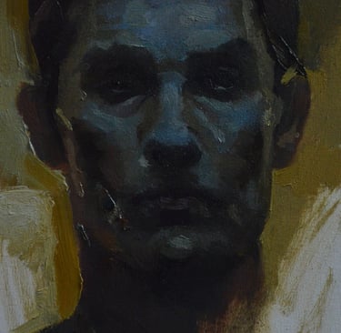 Well, once there was only dark, if you ask me, the light's winning - Óleo sobre tela - 20cm x 30cm