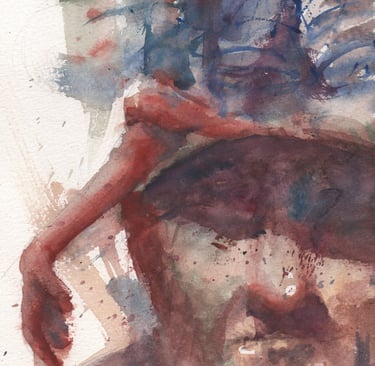 Memories - Watercolor on paper - 17cm x 27cm - 2019