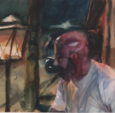 Vila Maria - watercolor on paper - 26,2cm x 19,7