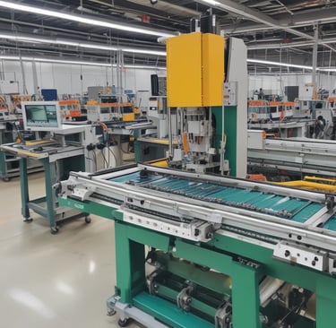 Influxus team members discussing semiconductor design schematics around a conference table.