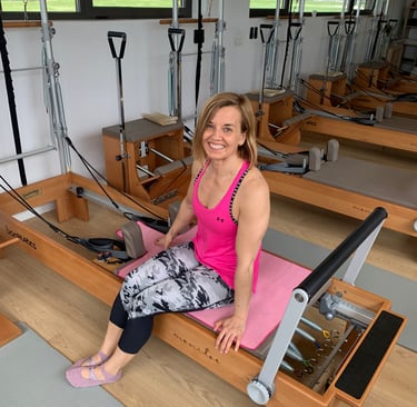 MJ toalla de pilates antideslizante rosa