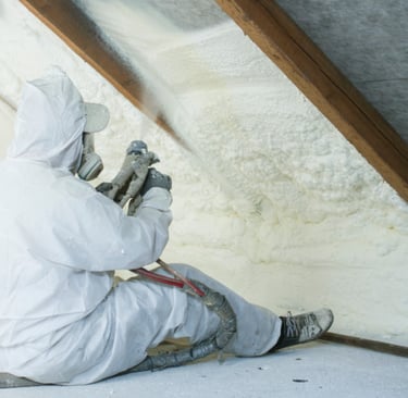 Spray foam attic insulation Southeastern Wisconsin SEWI