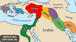 map of ancient Middle-Eastern region