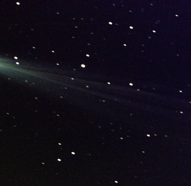 comet in space