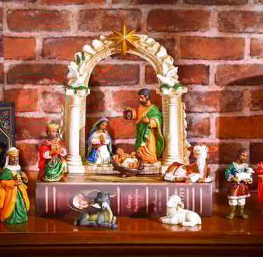 diverse Nativity set