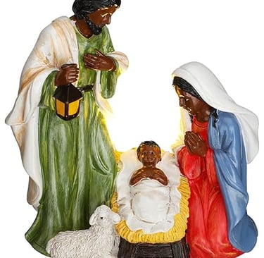 Black skin tone Nativity