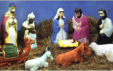 General Foam Plastics Nativity set