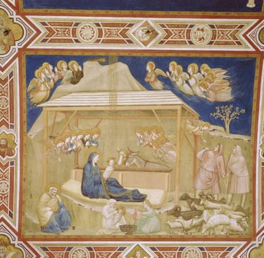 Giotto di Bondone - The Nativity