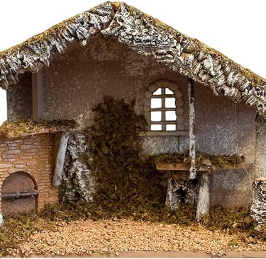 Premium Italian made Nativity stable