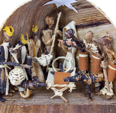 Kenyan nativity set