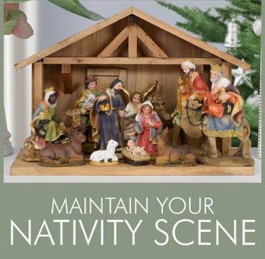 Maintain your Nativity sets