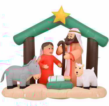 inflatable Nativity