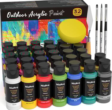 Outdoor craft paint set