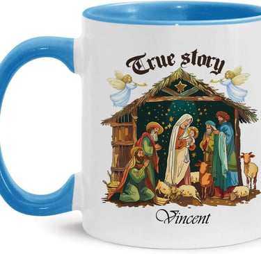 Personalized Nativity coffee mug
