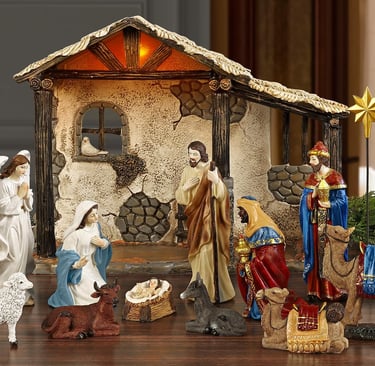 table top Nativity scene