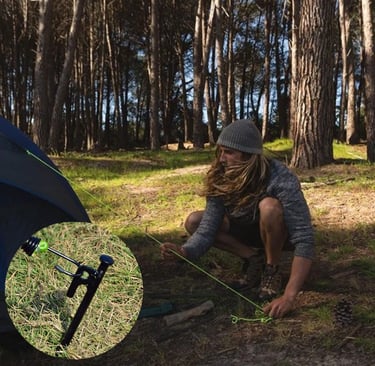 tent pegs that can anchor inflatable decorations