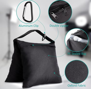 Weighted sandbags for stability
