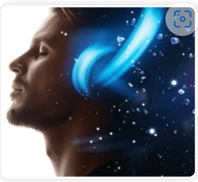 picture of man listening to brain wave