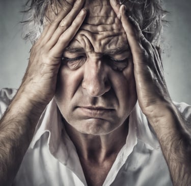 a close up of a tree branch with a blue sky in the background