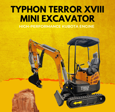 Unearth with our robust mini excavators. 