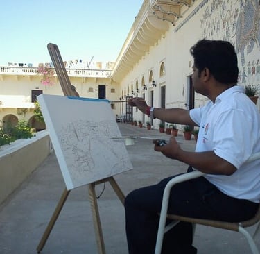 easel-oil-painting-Studio-Ananta-spiritual-libre-essence-anuragk-gupta