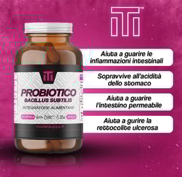 integratore bacillus subtilis luca veronese modelsupps