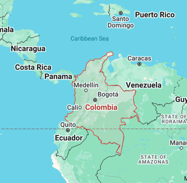 Map of Colombia
