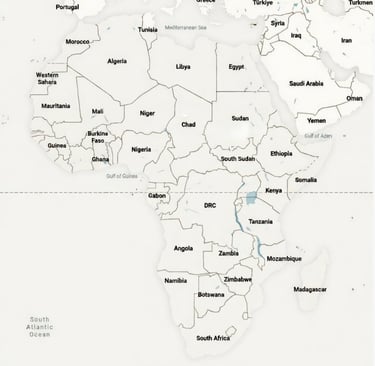 Map of Africa 