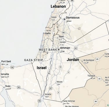 Map of Israel