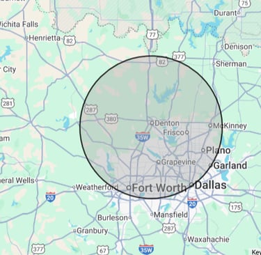 Stony Valley Pressure Washing Service Area Map